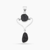 Tektite Silver Pendants