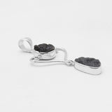 Tektite Silver Pendants