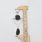 Tektite Silver Pendants