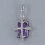 925 Sterling Silver Smoky Quartz Pendants
