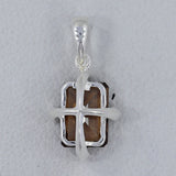 925 Sterling Silver Smoky Quartz Pendants