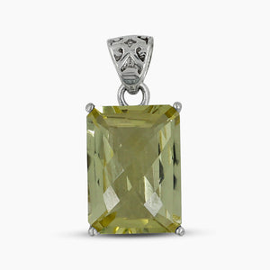 925 Silver Lemon Topaz Pendants