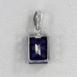 Blue Lapis Lazuli Silver Pendants