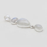 925 Silver Rainbow Moonstone Pendants