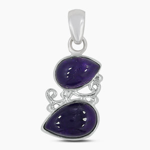 925 Sterling Silver Amethyst Pendants