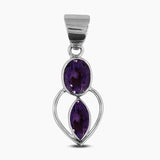 925 Sterling Silver Blue Topaz Pendant