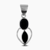925 Sterling Silver Blue Topaz Pendant