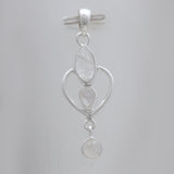 925 Sterling Silver Garnet Pendants