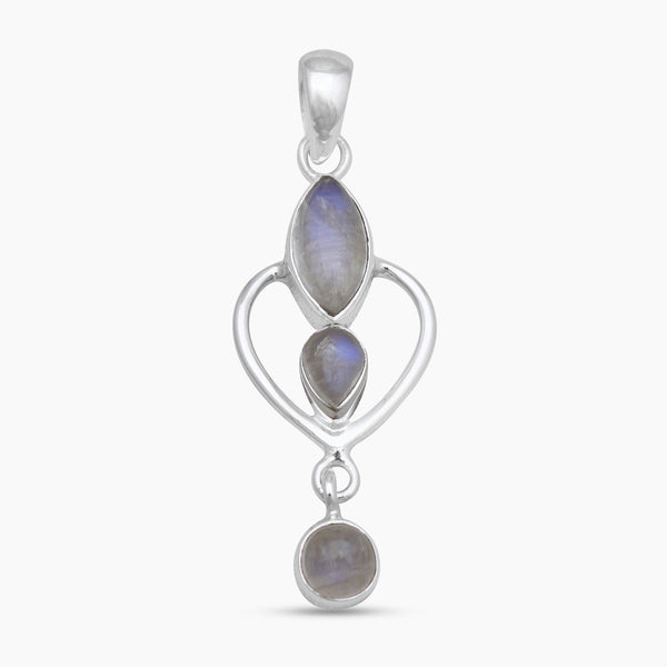 925 Sterling Silver Garnet Pendants