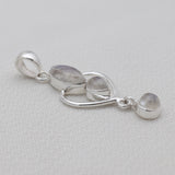 925 Sterling Silver Garnet Pendants