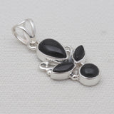 Black Onyx Sterling Silver Pendants