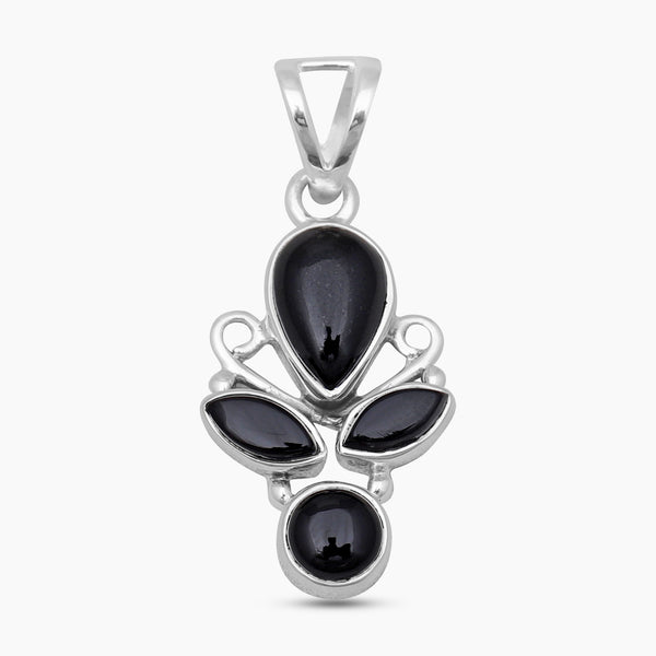 Black Onyx Sterling Silver Pendants