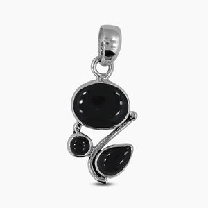 925 Silver Black Onyx Pendants