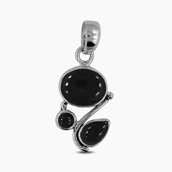 925 Silver Black Onyx Pendants