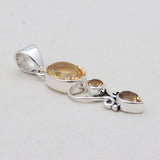 Blue Topaz Silver Designer Pendants