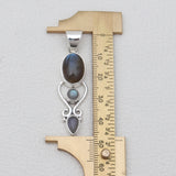 Blue Topaz Silver Designer Pendants