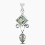925 Sterling Silver Amethyst Pendants