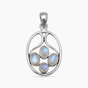 925 Silver Multi Tourmaline Pendants