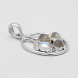 925 Silver Multi Tourmaline Pendants
