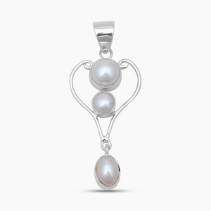 925 Sterling Silver Pearl Pendants