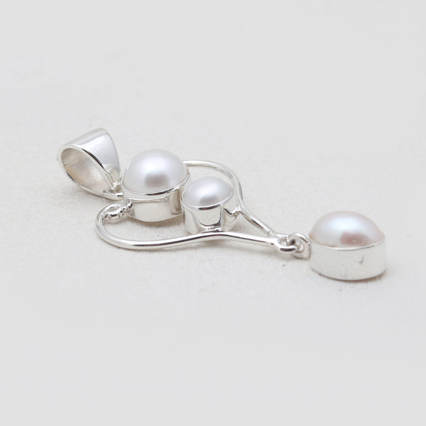 925 Sterling Silver Pearl Pendants