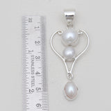 925 Sterling Silver Pearl Pendants