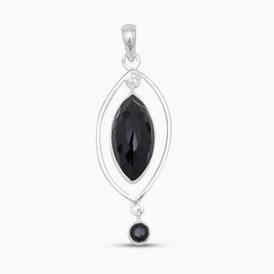 925 Sterling Silver Black Onyx Pendants