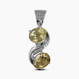 925 Sterling Silver Peridot Pendants