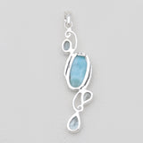 Moonstone & Amethyst Silver Pendants