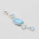 Moonstone & Amethyst Silver Pendants
