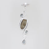 Moonstone & Amethyst Silver Pendants