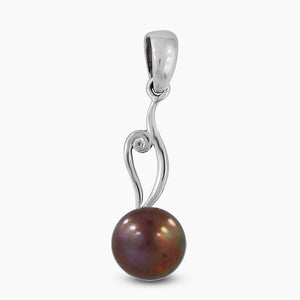 925 Sterling Silver Grey Pearl Pendants