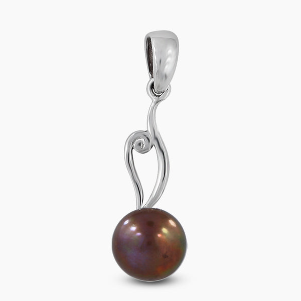 925 Sterling Silver Grey Pearl Pendants
