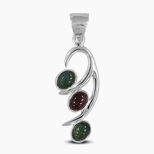 925 Sterling Silver Tourmaline Pendants
