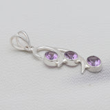 925 Sterling Silver Tourmaline Pendants