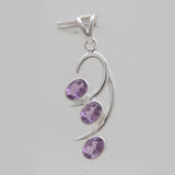 925 Sterling Silver Tourmaline Pendants