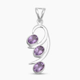 925 Sterling Silver Tourmaline Pendants