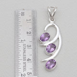 925 Sterling Silver Tourmaline Pendants