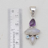 925 Sterling Silver Labradorite Pendants