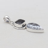 925 Sterling Silver Dendritic Opal Pendants