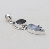 925 Sterling Silver Dendritic Opal Pendants