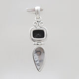 925 Sterling Silver Dendritic Opal Pendants