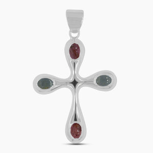 925 Sterling Silver Blue Topaz Pendants