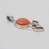 Sponge Coral Silver Pendants