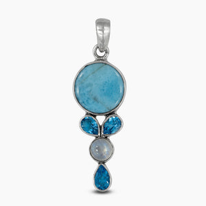 925 Sterling Silver Hessonite Pendants