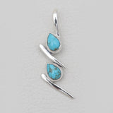 Mexican Turquoise Silver Pendants