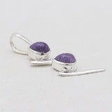 Purple Charoite Silver Designer Pendants