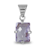 925 Starling Silver Amethyst Pendant