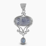 Rainbow Moonstone Silver Pendants