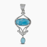 Rainbow Moonstone Silver Pendants